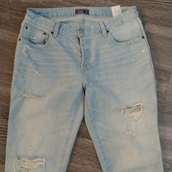 ABERCROMBIE & FITCH- Ames Low Rise Slim Boyfriend Jeans Size 28 - Picture 3 of 5
